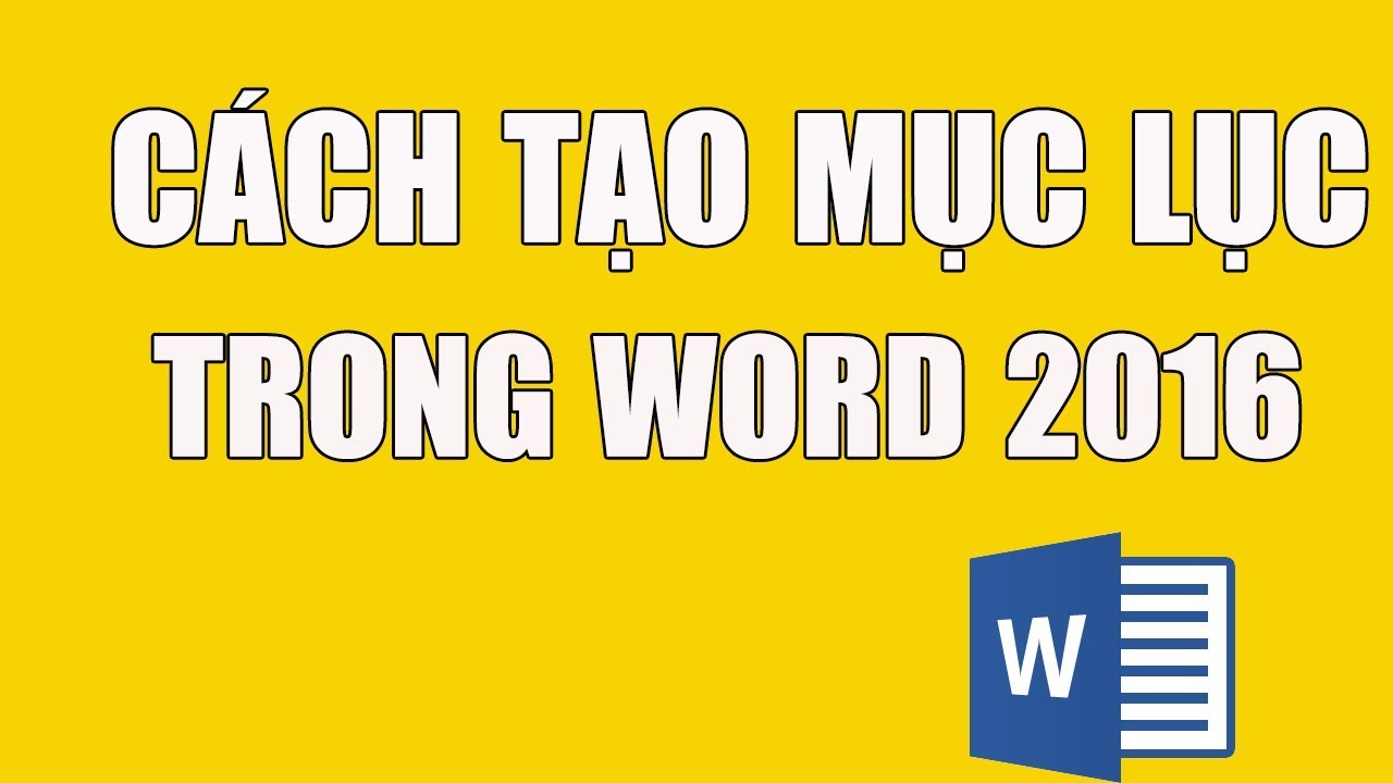 การตั้งค่า tab ใน word 2016 2022 Update Hướng dẫn tạo mục lục trong word 2016