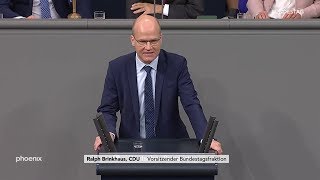 Ralph Brinkhaus (CDU/CSU) in der Generaldebatte am 27.11.19