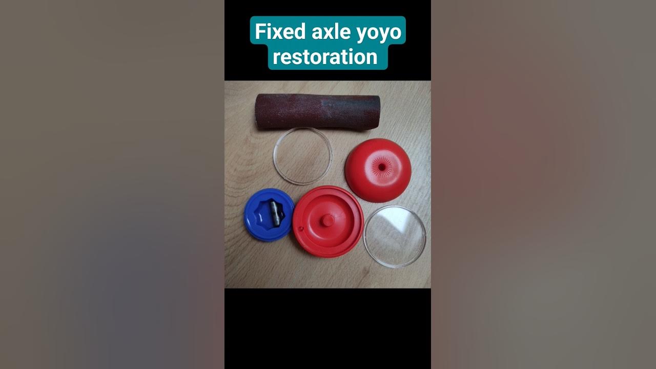 🪀 Old fixed axle yoyo toy restoration shorts YouTube
