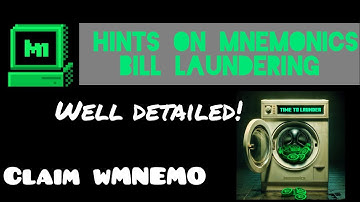How to participate in #mnemonics bill laundering #bills