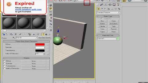 3Ds Max9 - MentalRay Global Illumination & Color Bleeding tutorial