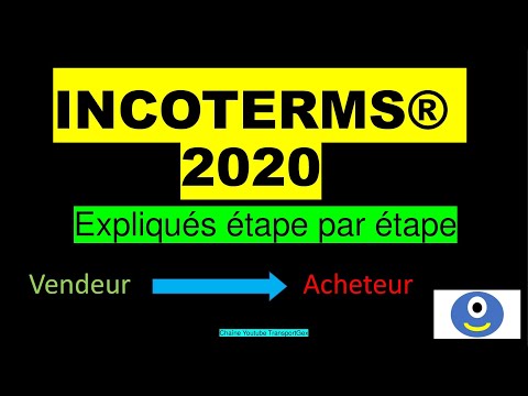 INCOTERMS 2020 expliqués étape par étape #bacpro #otm #logistique #transport #logistics #formation