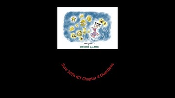 10th ICT Theory Question chapter 4