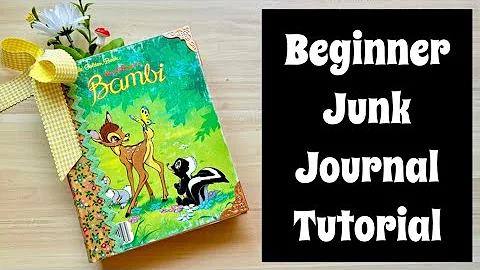 Easy Junk Journal Tutorial for Beginners / What Supplies You Need / How To Make a Rounded Spine