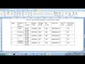 MS Word: How to insert additional  ROWS/ COLUMNS into a Table || Computer fundamental Lab||Diploma