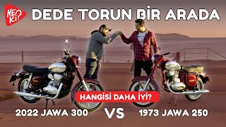 Dede Torun Bir Arada | 1973 Jawa 250 VS 2022 Jawa 300 CL Karşı Karşıya