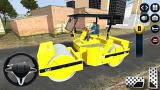 Road Roller  truck driver Driving - Bus Simulator Indonesia screenshot 5