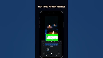 How to use CHROMA KEY features in VN editor to add subscribe button animation.👍 #shorts