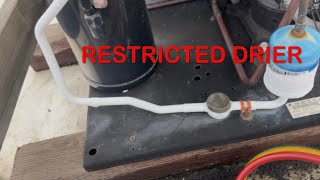 Liquid Line Drier Restriction