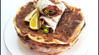 لحم معجون/لحم بالعجين/صفِيحة من أشهر الأكلات التقليدية التركية يستحق التجربة ?? lahmacun tarifi