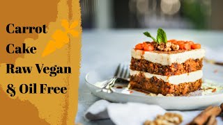 Raw Vegan Carrot Cake