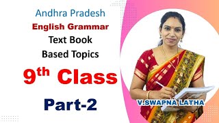 A.P TET+DSC English Grammar Textbook Topics for Class-9, Part-2