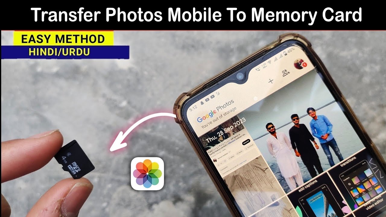 Mobile Se Memory Card Me Photos Kaise Dale Phone Ki Photos Memory