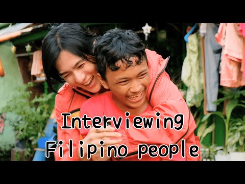 【Interviewing】Smile, happy and positive vibes in Philippines🇵🇭