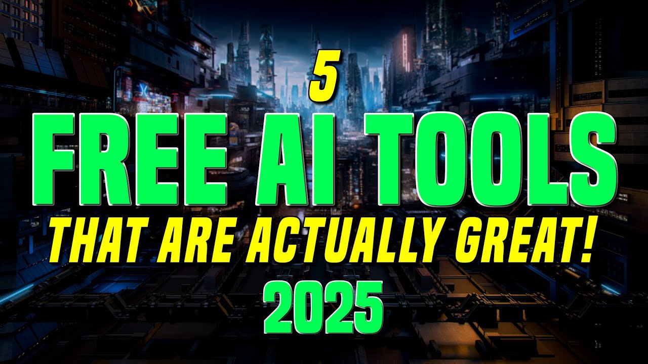 5 FREE AI TOOLS That Are Actually Great! 2025
