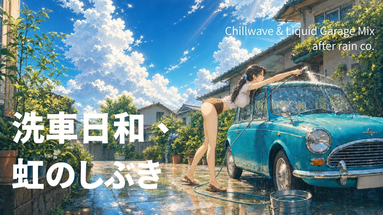 洗車日和、虹のしぶき｜Chillwave & Liquid Garage Mix - YouTube