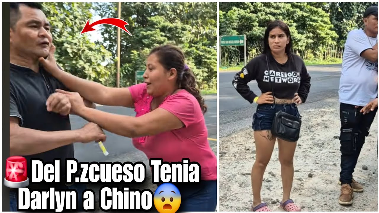 Darlyn en plena Carretera se puso a P3l7ar con Chino por Andar Viendole el Trasero a Pauloba
