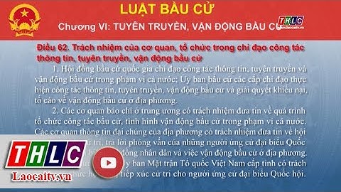 Phổ biến Luật Bầu cử đại biểu Quốc hội và đại biểu HĐND các cấp tiếng Dao (2/5/2021) | THLC