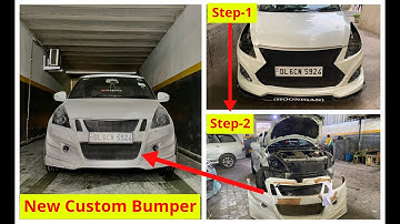 New NKS Body Kits for my Swift | Swift Front Bumper Customized | Swift Car Bumper Modification