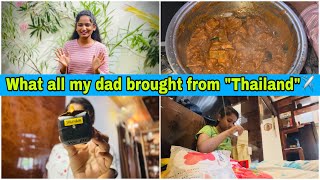What all my dad brought from Thailand|| SPURTHI VLOGS ||