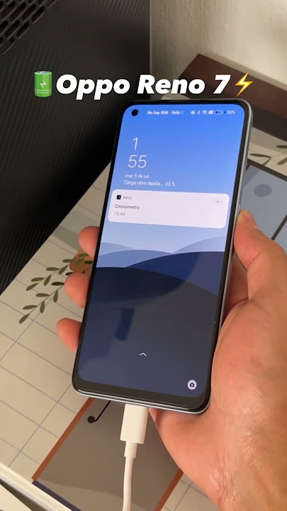 Carga rápida SUPERVOOC™ de OPPO Reno7 