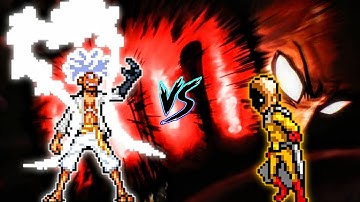 TC Luffy (all form) (New) VS Ultimate Saitama in Jump Force Mugen