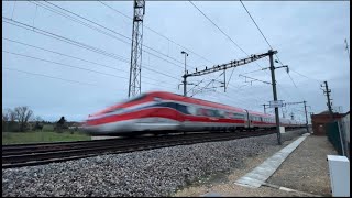 High speed train, TGV, frecciarossa in France