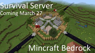 Join my MINECRAFT BEDROCK Survival Server! (TRAILER)