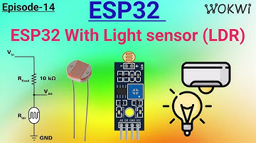 ESP32 with Light Sensor (LDR) | Automatic Brightness Control Tutorial