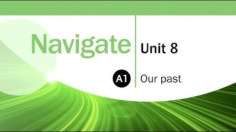 Navigate A1 Voxpops Unit 8