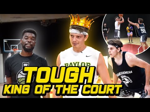 TOUGH King of the Court 1v1!! feat. Hezi God, AJ Lapray, White Iverson! (I GOT HURT SMH)