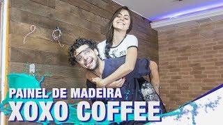 NOSSO CANTINHO DO CAFÉ  PAINEL DE MADEIRA DE DEMOLIÇÃO  DIY I TEMP03EP22 I