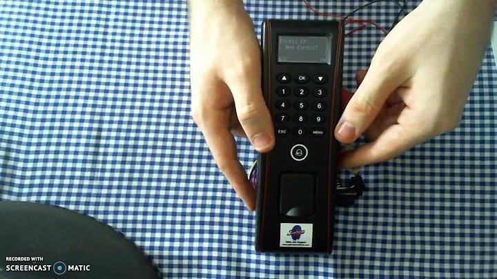 F17 ZKTeco Biometric Access Control Reader