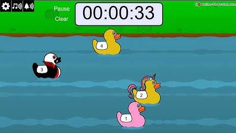 1 minute duck race