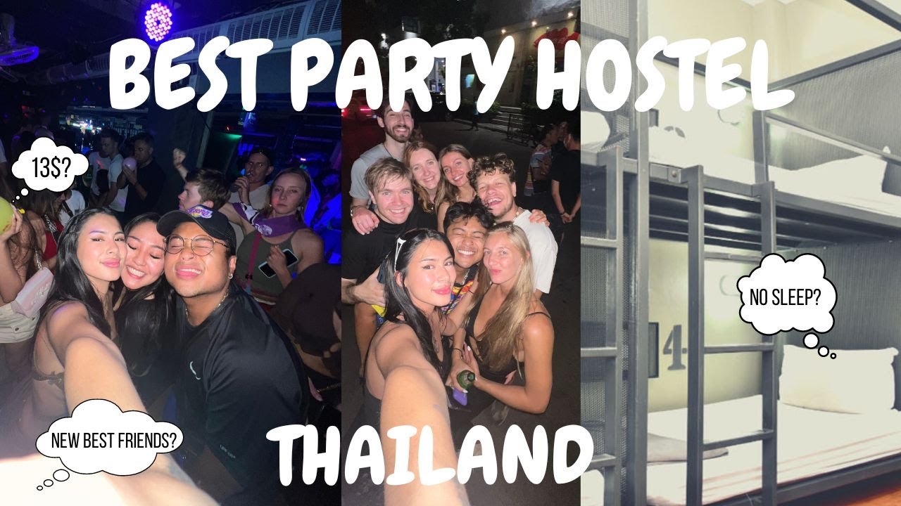 Is this the BEST party hostel in Thailand?! || What it's really like to stay at a party hostel