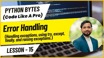 Day 15: Error Handling in Python | try, except, finally Explained!