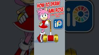 iBIS PAINT X Tutorial: Drawing Amy Rose from Sonic The Hedgehog Series! #ibispaintx #tutorial