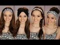 Four Ways to Wear a Headband /Headwrap ♡ | thekelliworldtv