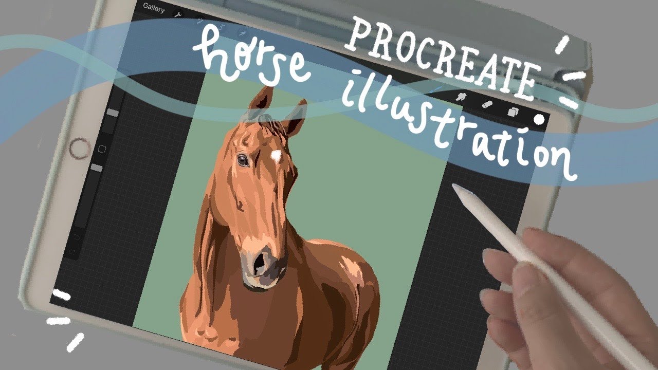 how to draw a realistic horse on procreate Procreate Horse Illustration how to draw a realistic horse on procreate Procreate Horse Illustration
