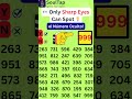 👀 Only Sharp Eyes Can Spot el Número Diferente 🔢 | Soultap Quiz Challenge #Shorts