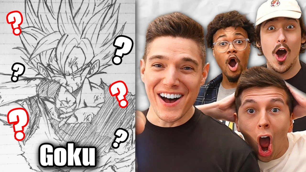 Drawing Dragon Ball Z Characters from Memory! (ft @Nanogenix @slaybix @ironcane )