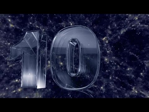 10 Seconds Timer 3D Countdown 🌌 – Futuristic Space Countdown | Sci-Fi Crystal Numbers HD
