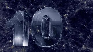 10 Seconds Timer 3D Countdown 🌌 – Futuristic Space Countdown | Sci-Fi Crystal Numbers HD