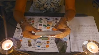 ASMR💎🔮Crystals Collection. Soft Spoken With Summer Cicadas Serenading In The Background 🦗🦗 screenshot 5