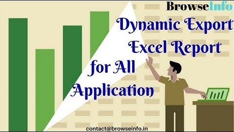 Dynamic Export Excel Reports For all application | Odoo App Feature #odoo #POS