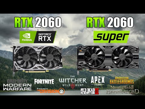 RTX 2060 vs RTX 2060 Super Test in 8 Games