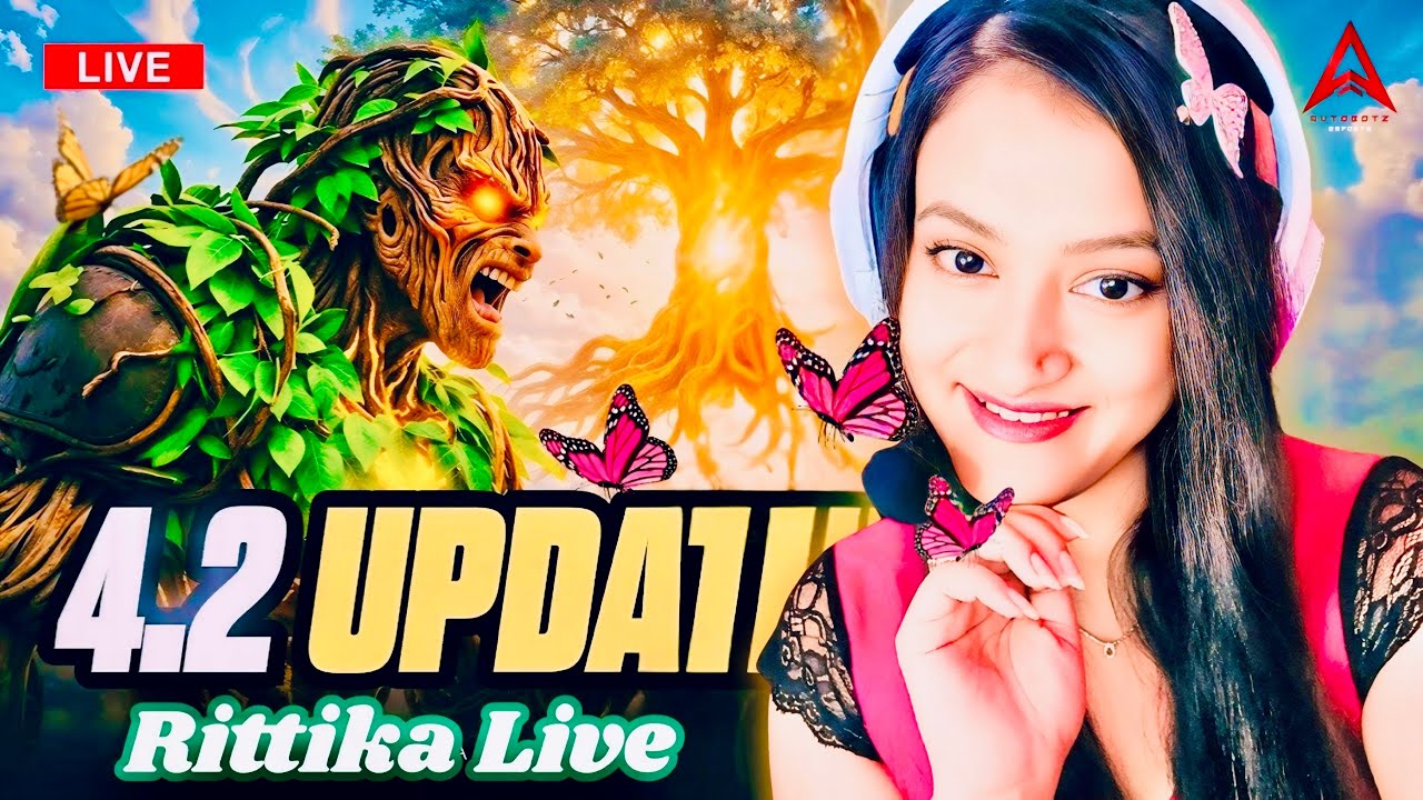 BGMI LIVE Girl New Update 4.2 AutoBotz CC Classic Facecam❤️1v1🥰