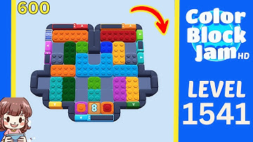 Color Block Jam Level 600 (1541) Solution Walkthrough