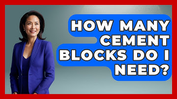 How Many Cement Blocks Do I Need? - Civil Engineering Explained