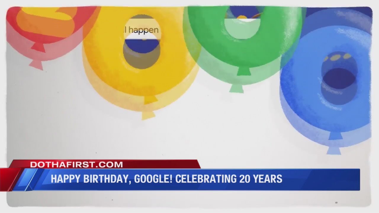 Google celebrates its 20th birthday